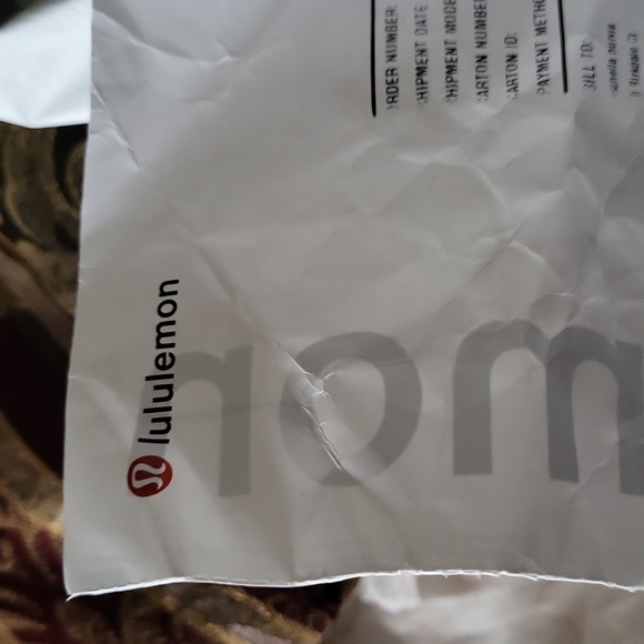 Lululemon crossberry clutch etc  bag tagged gorgeous maroon color gold accents - Picture 14 of 15